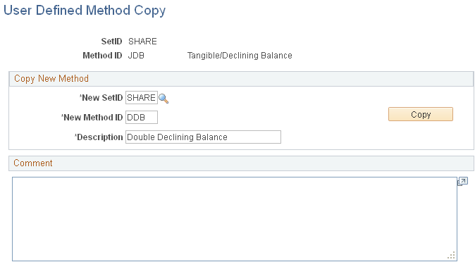 User Defined Method Copy page