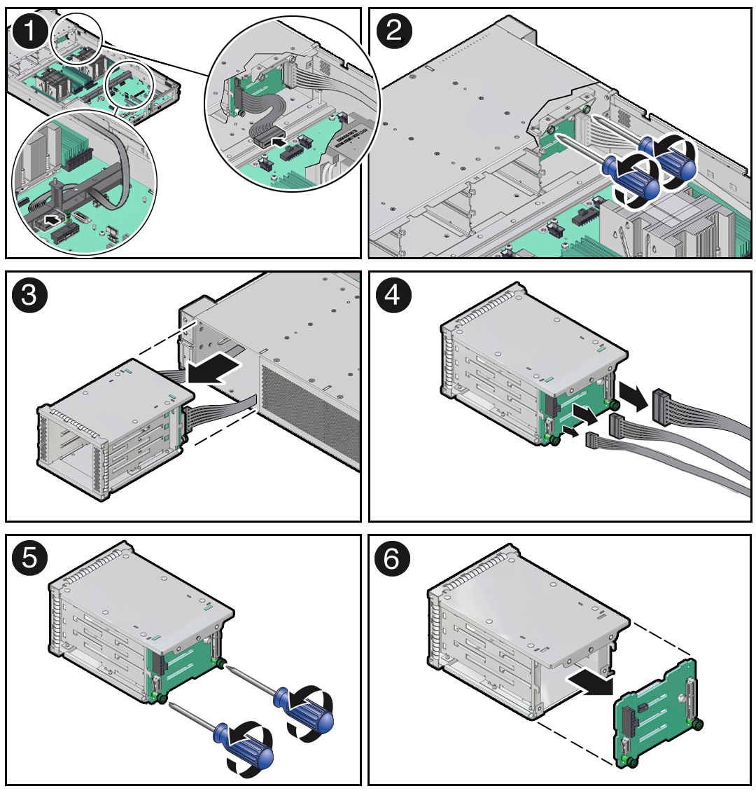 mm-10574_remove-disk-backplane-oda-x10.pngの説明は以下のとおりです