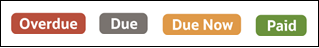 請求書のステータス