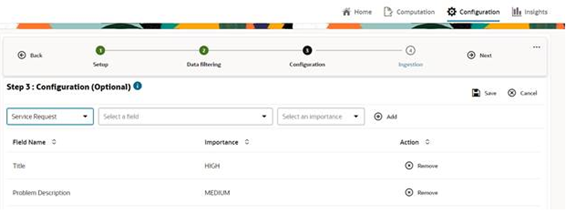サービス・リクエスト・オブジェクトの追加の詳細。