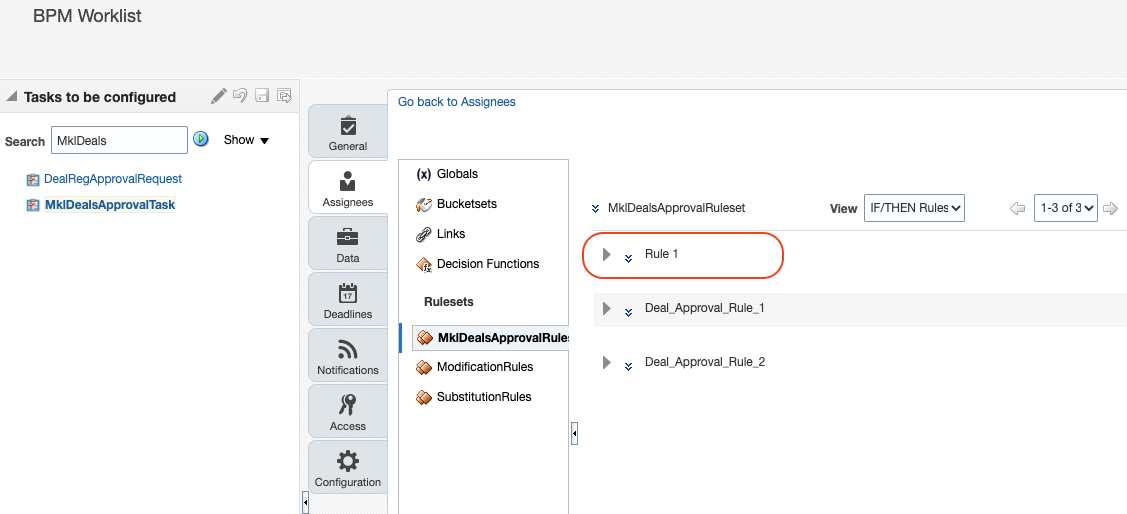 イメージは、ルール1の作成方法を示しています。
