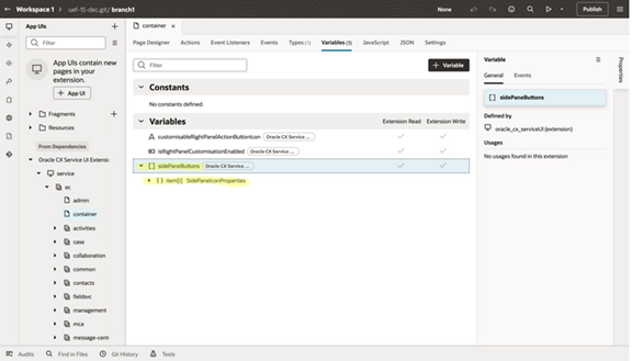 VBスタジオのワークスペース