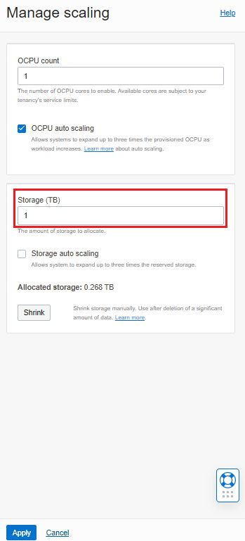 fawag_adw_manage_scaling.pngの説明が続きます fawag_adw_manage_scaling.pngの説明が続きます