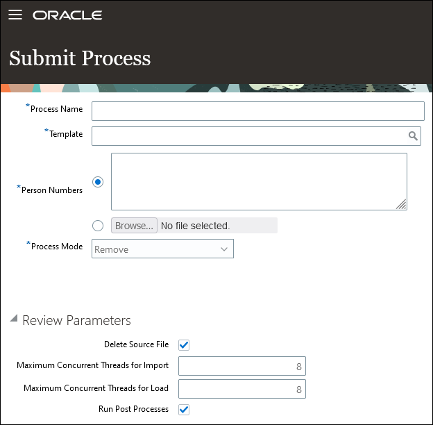 プロセスの送信