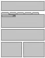 Generic Layout of the ViewDetail3 Template. This image is described in surrounding text.