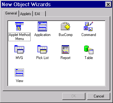 New Object Wizard. This image is described in surrounding text.