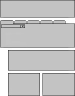 Generic Layout of the View Detail (Grandchild Indented) Template. This image is described in surrounding text.