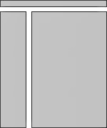 Generic Layout of the View_25_75 Template. This image is described in surrounding text.