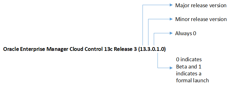 コア・プラットフォーム・リリース番号の書式