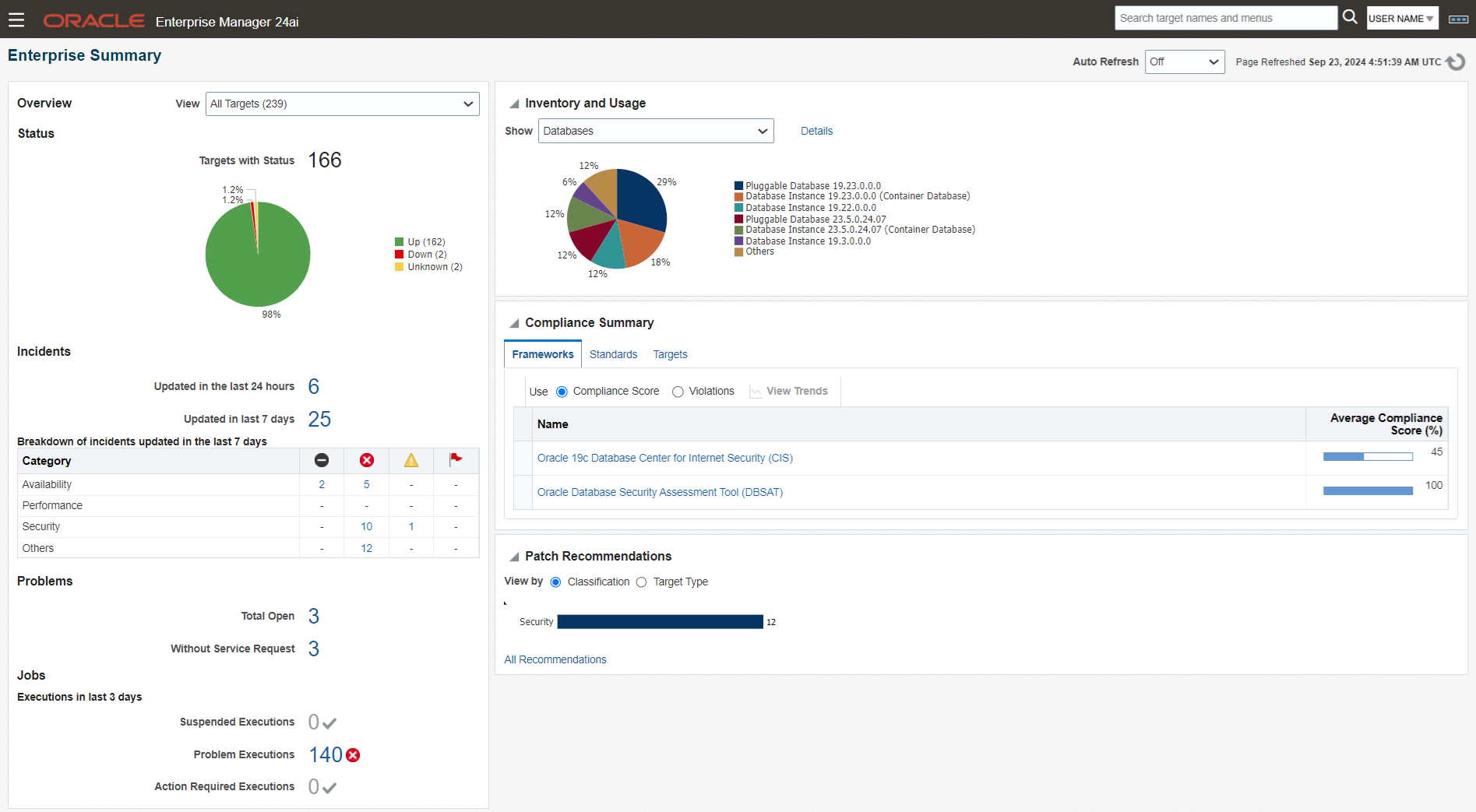 Enterprise Manager Enterprise Manager