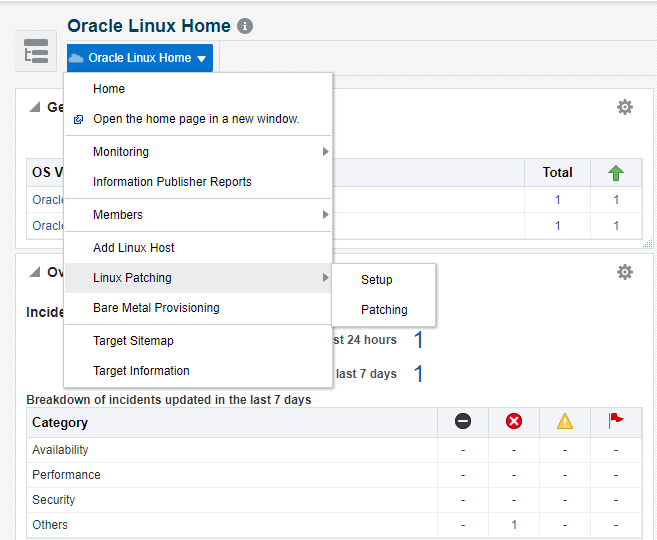 Oracle Linuxホーム