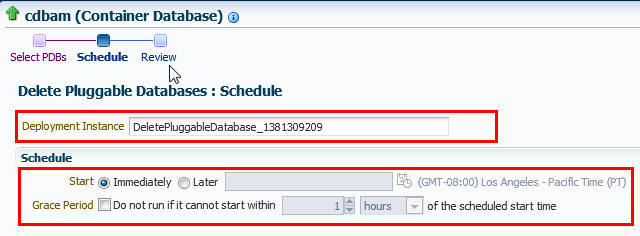 「スケジュール」ページ