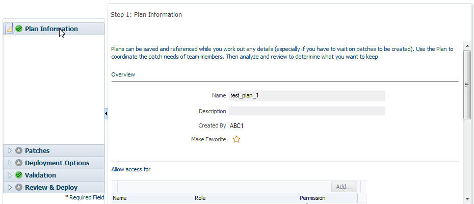 計画の作成ウィザード 計画の作成ウィザード
