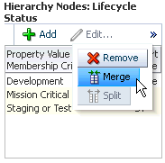 ノードのマージ ノードのマージ