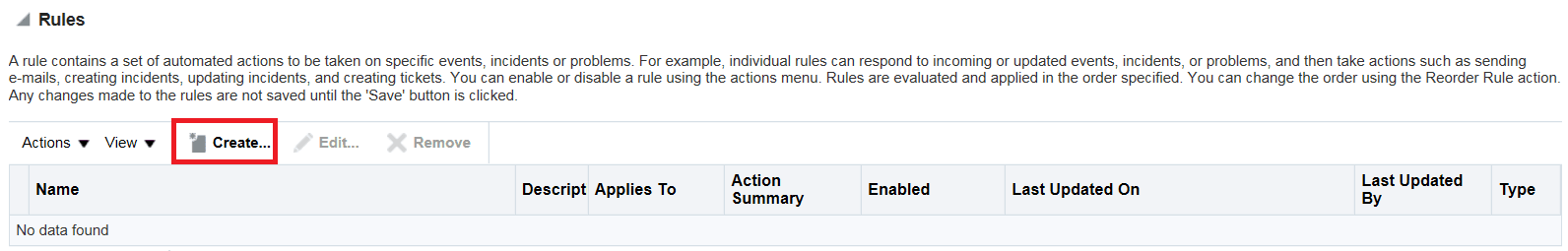 「作成」をクリックします。 「作成」をクリックします。