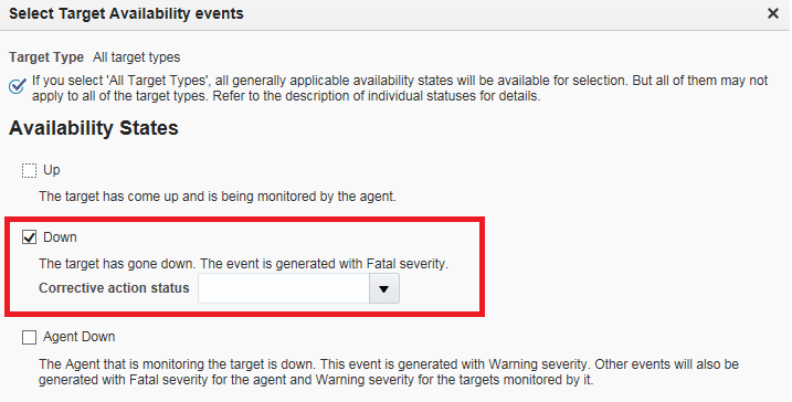 可用性状態。 可用性状態。