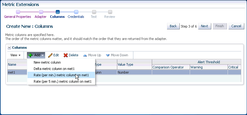 率およびデルタ列