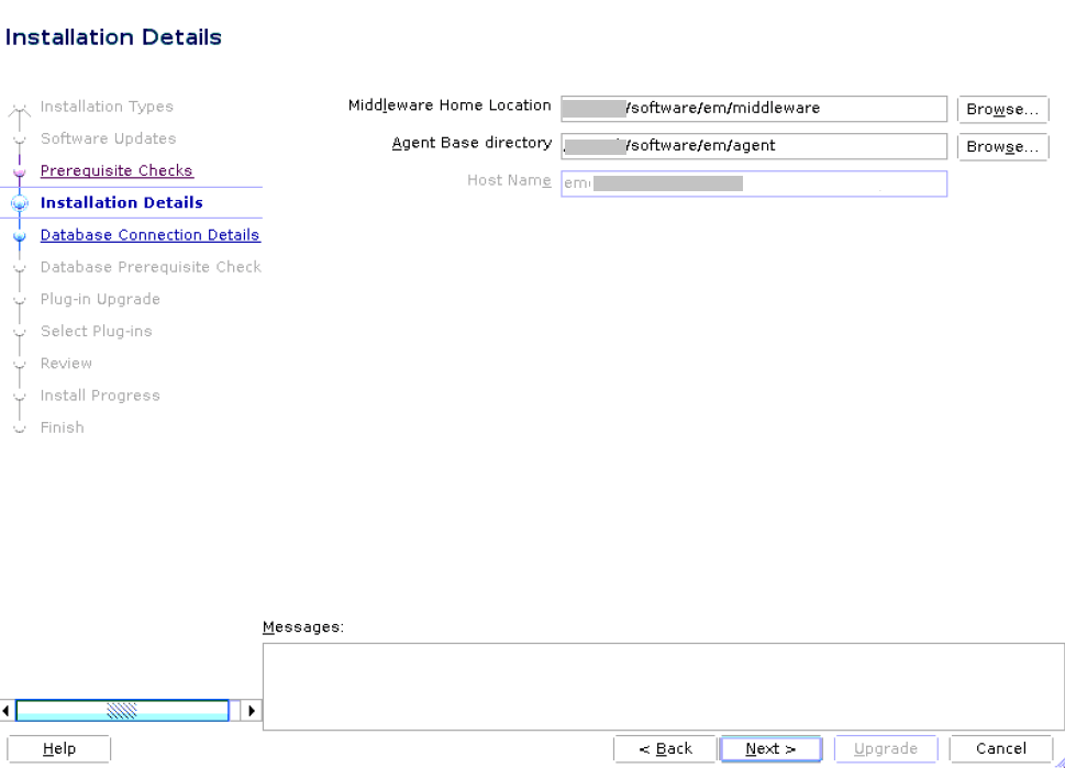 インストールの詳細