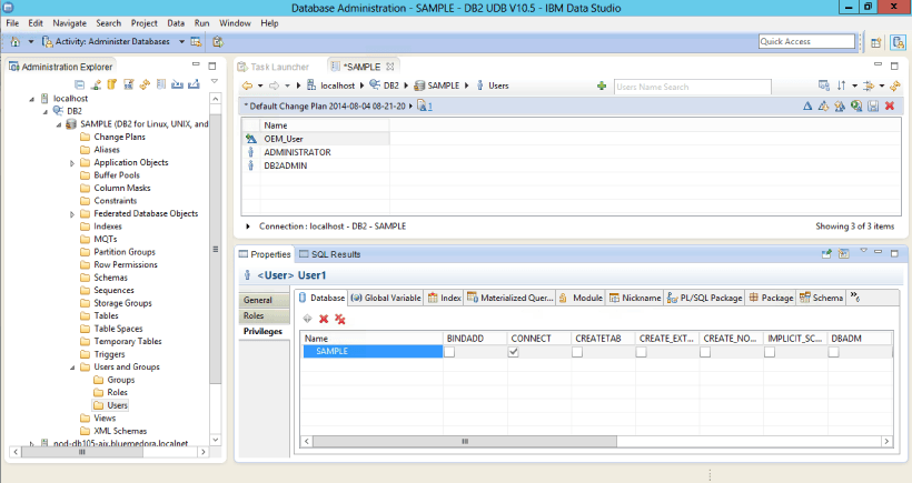 データベースへの接続 データベースへの接続