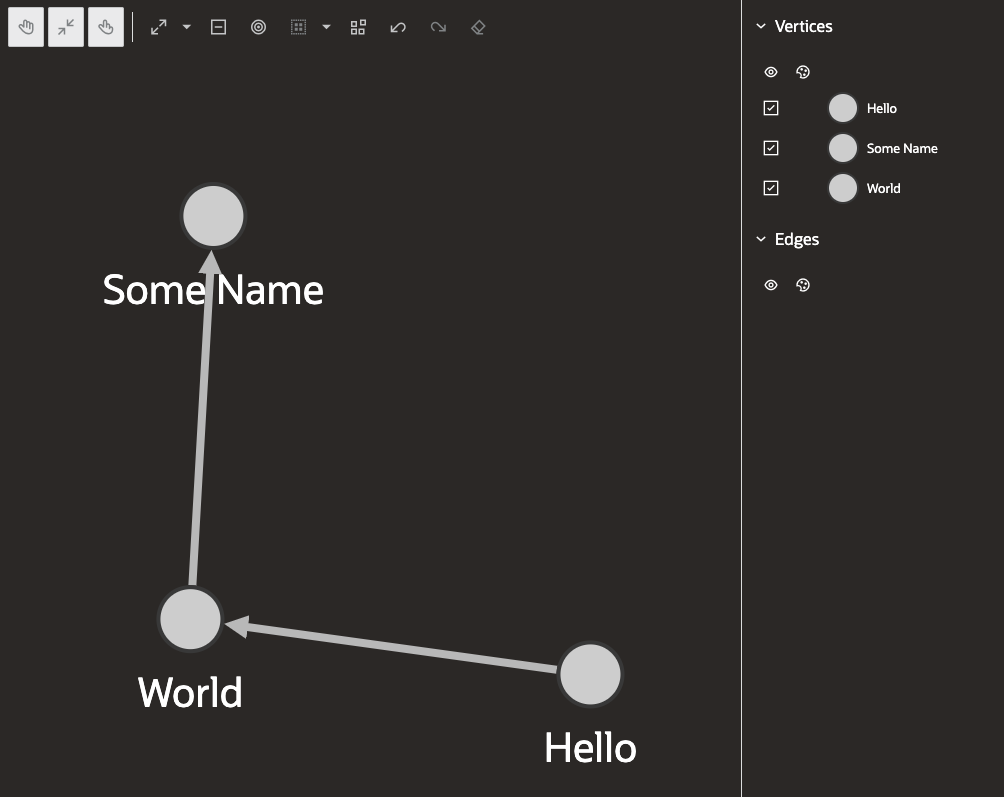 Dark Theme Graph Visualization