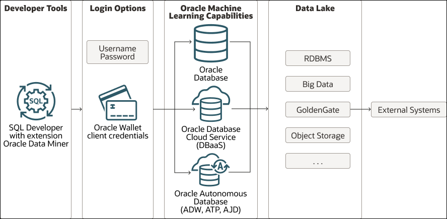 Oracle Data Minerのアーキテクチャ Oracle Data Minerのアーキテクチャ