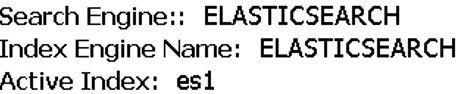 es1に移行されたアクティブな索引 es1に移行されたアクティブな索引
