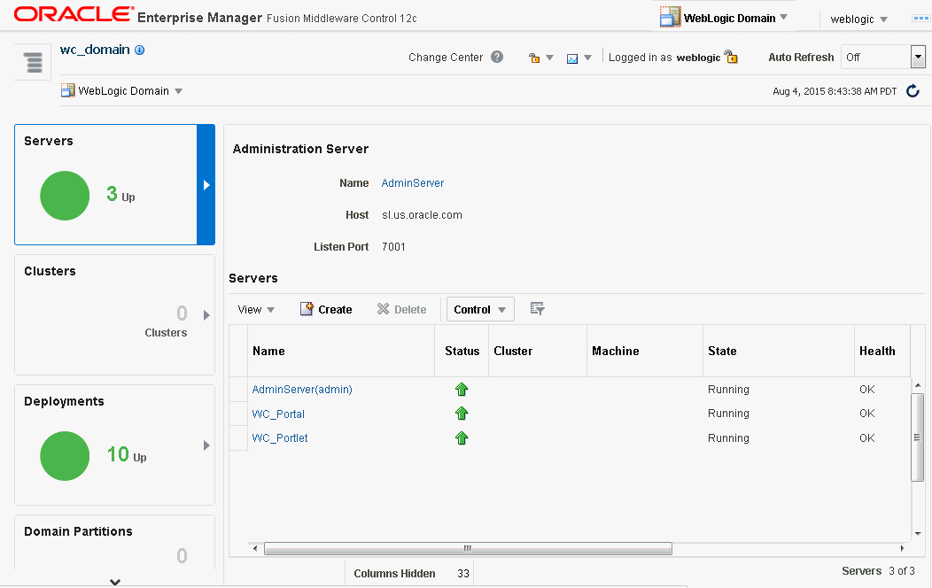 ドメインのホームページ