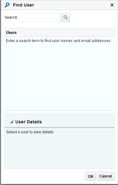 アイデンティティ・ストアのユーザーおよびグループの検索