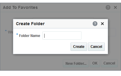 「新規フォルダ」ボタンと「フォルダの作成」ダイアログ