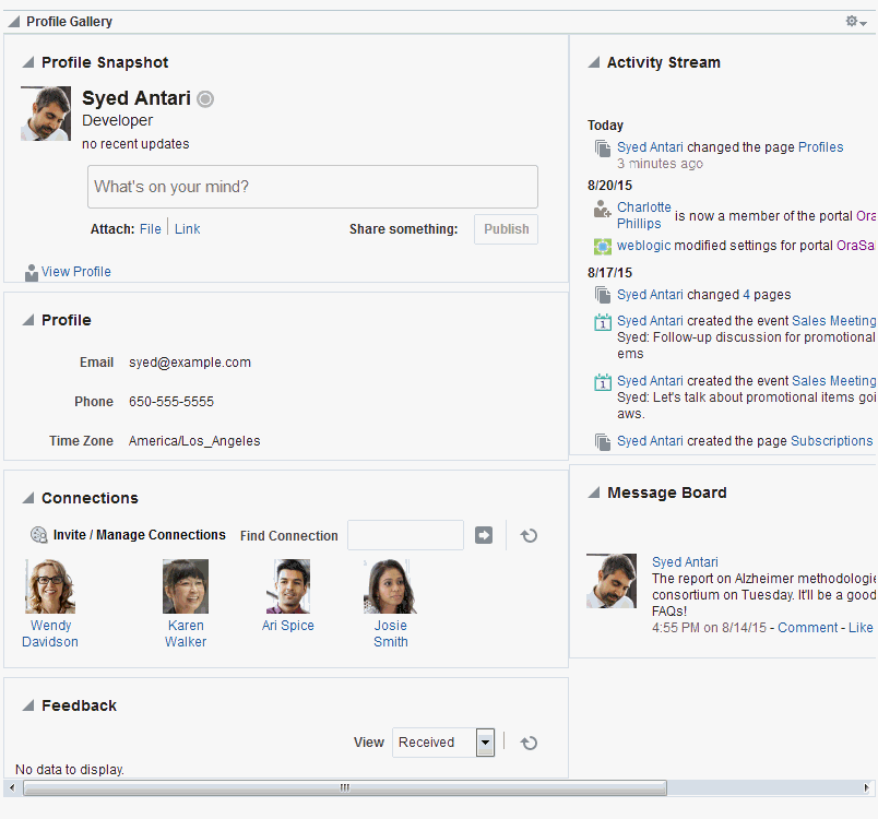 プロファイル・ギャラリ