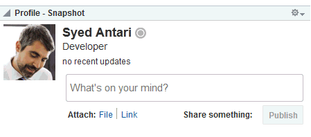 プロファイル - スナップショット