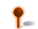 Pin indicating the center of a proximity search