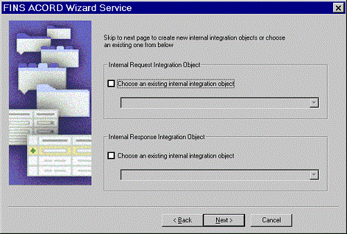 This is an image of the FINS ACORD Wizard Service. This image is described in surrounding text.