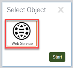 This image shows the Web Service icon.