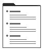 Generic Layout of the DotComAppletListBriefBulletShaded Template.This image is described in surrounding text.