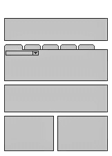 Generic Layout of the DotCom View Detail Template. This image is described in surrounding text.