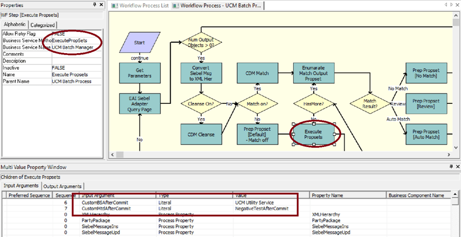New input arguments for hook 2 (after commit) in UCM Batch Process workflow.