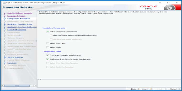 Component Selection