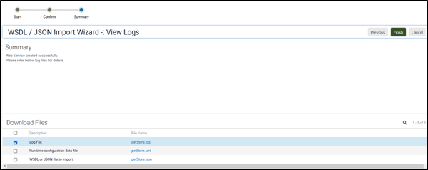 This image shows the Finish button.