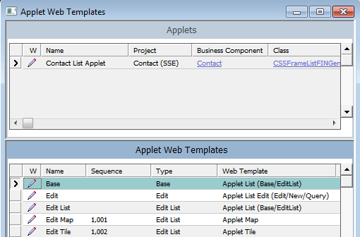 Siebel Tools Configuration: This image is described in the surrounding text.