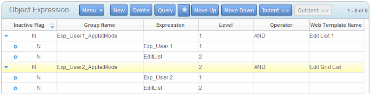 Object Expression list: This image is described in the surrounding text.