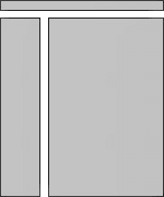 Generic Layout of the View_25_75 Template. This image is described in surrounding text.