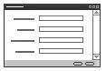 Generic Layout of the AppletPopupForm Template. This image is described in surrounding text.