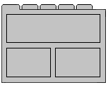 Generic Layout of the ViewDetail3 Multi Child Template. This image is described in surrounding text.