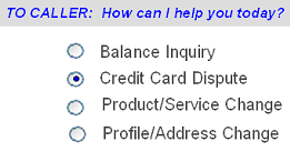 Example of a Radio Button Group