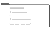 Generic Layout of the SmartScript Player Applet (Player Only) Template. This image is described in surrounding text.