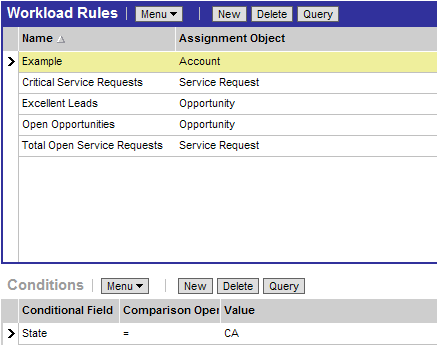 Creating Workload Distribution Rules: This image is described in the surrounding text.