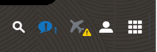 This image is a pictorial representation of the airplane with caution icon.