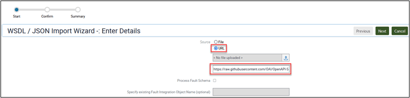 This image shows the URL option.