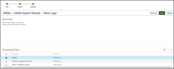 This image shows the Finish button.